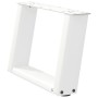 Patas de mesa de centro forma U 2uds acero blanco 50x(30-31) cm de , Patas para mesas - Ref: Foro24-4012745, Precio: 60,72 €,...