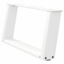 Patas de mesa de centro forma U 2uds acero blanco 70x(30-31) cm by , Table legs - Ref: Foro24-4012753, Price: 71,00 €, Discou...