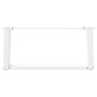 Patas de mesa de centro forma U 2uds acero blanco 70x(30-31) cm by , Table legs - Ref: Foro24-4012753, Price: 71,00 €, Discou...