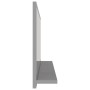 Glossy gray plywood bathroom mirror 80x10.5x37 cm by vidaXL, bathroom vanities - Ref: Foro24-804579, Price: 32,26 €, Discount: %