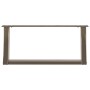 Patas de mesa centro forma U 2uds acero natural 60x(30-31) cm by , Table legs - Ref: Foro24-4012751, Price: 65,35 €, Discount: %