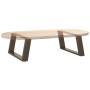 Patas de mesa centro forma U 2uds acero natural 60x(30-31) cm by , Table legs - Ref: Foro24-4012751, Price: 65,35 €, Discount: %