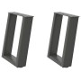 Patas para mesa de centro en forma de U 2 uds antracita acero von , Tischbeine - Ref: Foro24-4012758, Preis: 53,51 €, Rabatt: %
