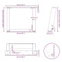 Patas para mesa de centro en forma de U 2 uds antracita acero von , Tischbeine - Ref: Foro24-4012766, Preis: 68,47 €, Rabatt: %