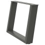 Patas para mesa de centro en forma de U 2 uds antracita acero by , Table legs - Ref: Foro24-4012770, Price: 75,55 €, Discount: %