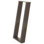 Patas mesa consola forma U 2 uds acero natural 28x(72-73) cm by , Table legs - Ref: Foro24-4012779, Price: 64,57 €, Discount: %