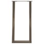 Patas mesa consola forma U 2 uds acero natural 28x(72-73) cm by , Table legs - Ref: Foro24-4012779, Price: 64,57 €, Discount: %