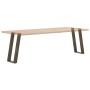 Patas mesa consola forma U 2 uds acero natural 28x(72-73) cm by , Table legs - Ref: Foro24-4012779, Price: 64,57 €, Discount: %