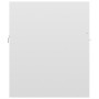 Armario para lavabo contrachapada blanco brillo 41x38,5x46 cm