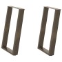 Patas para mesa comedor forma U 2uds acero natural 50x(72-73)cm de , Patas para mesas - Ref: Foro24-4012787, Precio: 79,59 €,...