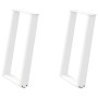 Patas para mesa comedor forma U 2uds acero blanco 50x(72-73) cm de , Patas para mesas - Ref: Foro24-4012785, Precio: 84,32 €,...