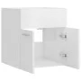 Armario para lavabo contrachapada blanco brillo 41x38,5x46 cm de vidaXL, Muebles de baño - Ref: Foro24-804644, Precio: 27,12 ...