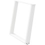 Patas para mesa de comedor en forma de U 2 uds acero blanco by , Table legs - Ref: Foro24-4012793, Price: 95,07 €, Discount: %