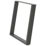 Patas para mesa comedor forma U 2uds antracita 80x(72-73) cm von , Tischbeine - Ref: Foro24-4012798, Preis: 93,55 €, Rabatt: %