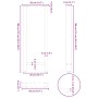 Patas para mesa de centro de acero natural 2 uds 50x(100-101)cm by , Table legs - Ref: Foro24-4013343, Price: 97,33 €, Discou...