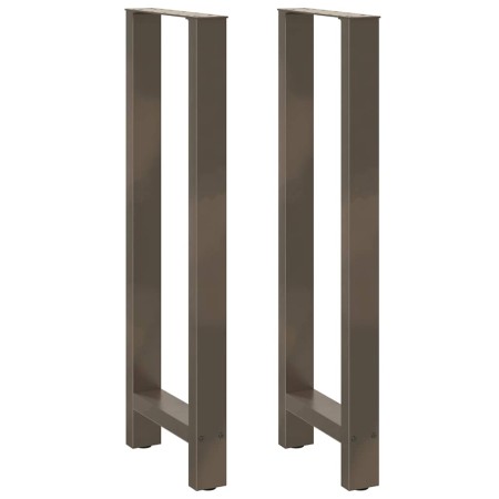 Patas para mesa de centro de acero natural 2 uds 50x(110-111)cm by , Table legs - Ref: Foro24-4013355, Price: 114,97 €, Disco...