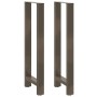 Patas para mesa de centro de acero natural 2 uds 50x(110-111)cm by , Table legs - Ref: Foro24-4013355, Price: 114,97 €, Disco...