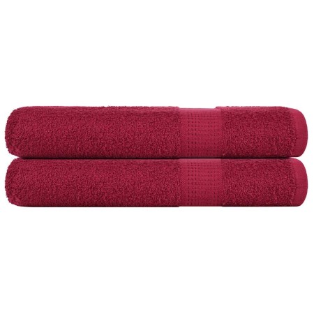 Toallas 2 uds 100% algodón burdeos 100x200 cm 600 gsm von , Handtücher - Ref: Foro24-136746, Preis: 40,54 €, Rabatt: %