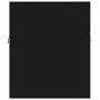Armario para lavabo madera contrachapada negro 41x38,5x46 cm