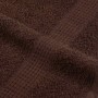 Toallas de baño 4 uds marrón 100x150 cm 360 gsm 100% algodón