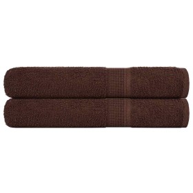 Toallas de sauna 2 uds 100% algodón marrón 80x200 cm 360 gsm von , Handtücher - Ref: Foro24-136767, Preis: 31,36 €, Rabatt: %