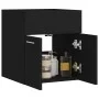 Armario para lavabo madera contrachapada negro 41x38,5x46 cm de vidaXL, Muebles de baño - Ref: Foro24-804639, Precio: 35,32 €...