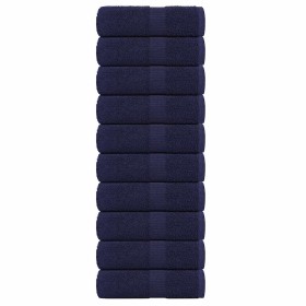 Toallas de jabón 10uds azul marino 30x30 cm 360gsm 100% algodón de , Toallas - Ref: Foro24-136778, Precio: 18,17 €, Descuento: %