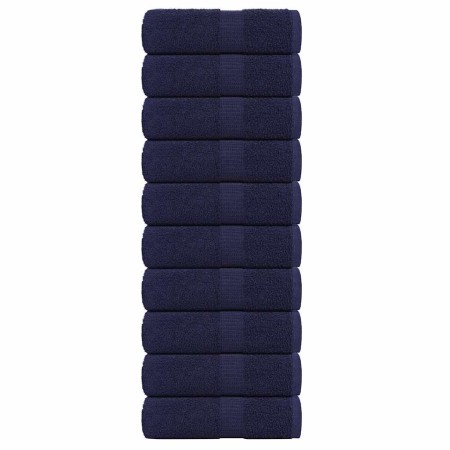 Toallas de jabón 10uds azul marino 30x30 cm 360gsm 100% algodón de , Toallas - Ref: Foro24-136778, Precio: 18,17 €, Descuento: %