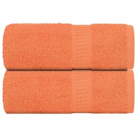 Toallas de jabón 2 uds naranja 30x30 cm 360 gsm 100% algodón de , Toallas - Ref: Foro24-136896, Precio: 11,29 €, Descuento: %