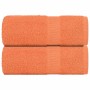 Toallas de jabón 2 uds naranja 30x30 cm 360 gsm 100% algodón de , Toallas - Ref: Foro24-136896, Precio: 11,29 €, Descuento: %