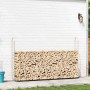 Leñero acero galvanizado 250x25x150 cm de , Bolsas y soportes de leña - Ref: Foro24-4100706, Precio: 32,84 €, Descuento: %