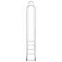Leñero acero galvanizado 250x25x150 cm de , Bolsas y soportes de leña - Ref: Foro24-4100706, Precio: 32,84 €, Descuento: %