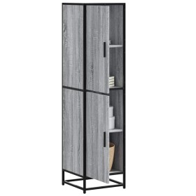 Aparador alto madera ingeniería metal gris sonoma 35,5x35x13 cm von , Sideboards - Ref: Foro24-849057, Preis: 95,51 €, Rabatt: %