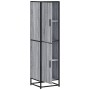 Aparador alto madera ingeniería metal gris sonoma 35,5x35x13 cm von , Sideboards - Ref: Foro24-849057, Preis: 95,51 €, Rabatt: %