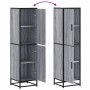 Aparador alto madera ingeniería metal gris sonoma 35,5x35x13 cm von , Sideboards - Ref: Foro24-849057, Preis: 95,51 €, Rabatt: %