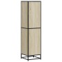 Aparador alto madera de ingeniería y metal 35,5x35x139 cm von , Sideboards - Ref: Foro24-849055, Preis: 99,14 €, Rabatt: %