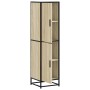 Aparador alto madera de ingeniería y metal 35,5x35x139 cm von , Sideboards - Ref: Foro24-849055, Preis: 99,14 €, Rabatt: %
