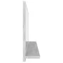 Concrete gray plywood bathroom mirror 90x10.5x37 cm by vidaXL, bathroom vanities - Ref: Foro24-804584, Price: 35,96 €, Discou...
