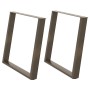 Patas para mesa comedor forma U 2uds acero natural 90x(72-73)cm de , Patas para mesas - Ref: Foro24-4012803, Precio: 98,55 €,...