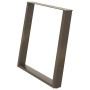 Patas para mesa comedor forma U 2uds acero natural 90x(72-73)cm de , Patas para mesas - Ref: Foro24-4012803, Precio: 98,55 €,...