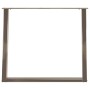 Patas para mesa comedor forma U 2uds acero natural 90x(72-73)cm de , Patas para mesas - Ref: Foro24-4012803, Precio: 98,55 €,...