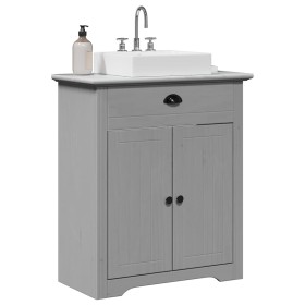 Mueble de baño con lavabo BODO gris 70x35x80 cm von , Badezimmermöbel - Ref: Foro24-4016865, Preis: 121,44 €, Rabatt: %
