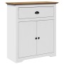 Mueble de entrada BODO blanco y marrón 80x35x90 cm von , Aufbewahrungskisten - Ref: Foro24-4016867, Preis: 126,75 €, Rabatt: %