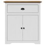 Mueble de entrada BODO blanco y marrón 80x35x90 cm von , Aufbewahrungskisten - Ref: Foro24-4016867, Preis: 126,75 €, Rabatt: %