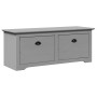 Banco de recibidor BODO gris 114x40x45 cm von , Bänke für Hallen und Lager - Ref: Foro24-4016871, Preis: 123,59 €, Rabatt: %