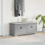 Banco de recibidor BODO gris 114x40x45 cm von , Bänke für Hallen und Lager - Ref: Foro24-4016871, Preis: 123,59 €, Rabatt: %