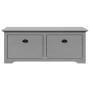 Banco de recibidor BODO gris 114x40x45 cm von , Bänke für Hallen und Lager - Ref: Foro24-4016871, Preis: 123,59 €, Rabatt: %