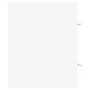 White plywood sink cabinet 41x38.5x48 cm by vidaXL, Bathroom furniture - Ref: Foro24-804683, Price: 45,86 €, Discount: %
