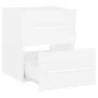 Waschbeckenschrank aus weißem Sperrholz, 41 x 38,5 x 48 cm von vidaXL, Badezimmermöbel - Ref: Foro24-804683, Preis: 45,87 €, ...