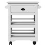 Carrito de cocina BODO blanco 67,5x45x80 cm von , Küchen- und Speisewagen - Ref: Foro24-4016878, Preis: 110,47 €, Rabatt: %